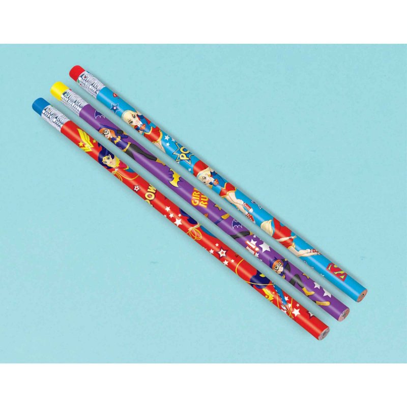 DC Superhero Girls Pencils Pack of 12