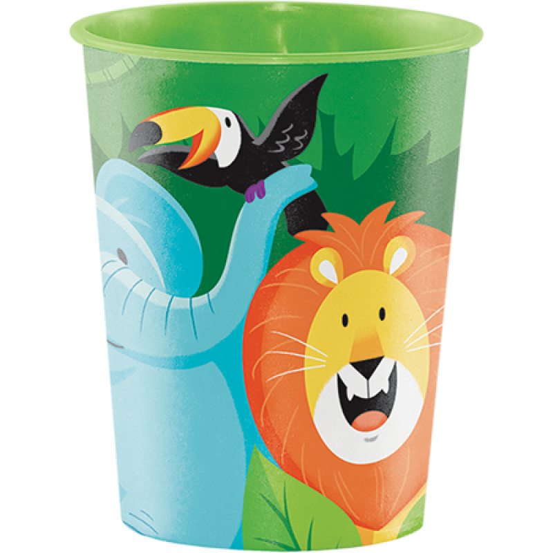 Jungle Safari Keepsake Souvenir Favor Cup Plastic 473ml