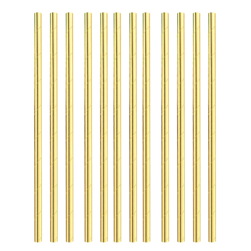 Gold Premium Paper Straws