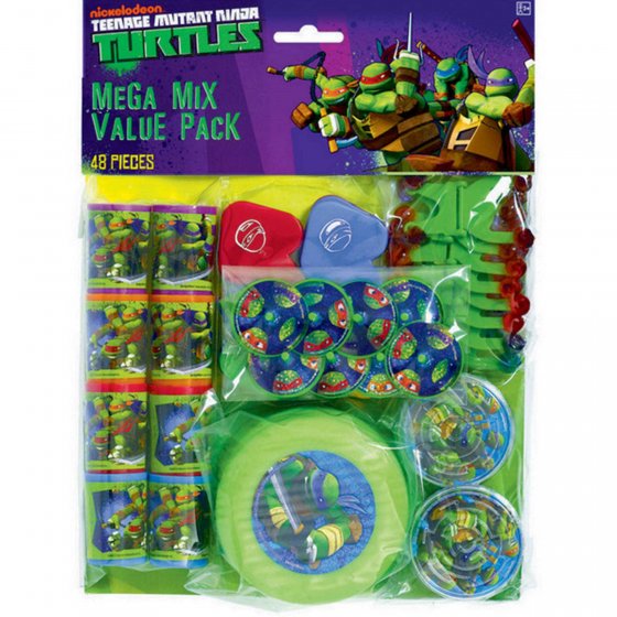 TEENAGE MUTANT NINJA TURTLES MEGA MIX VALUE PACK FAVORS