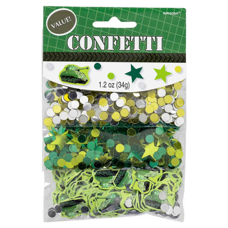 Camouflage Party Confetti Decoration