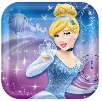 Cinderella Lunch Paper Plates