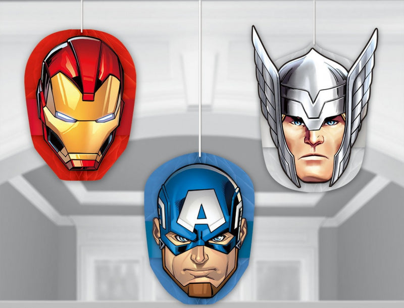 Avengers Honeycomb Birthday Decorations