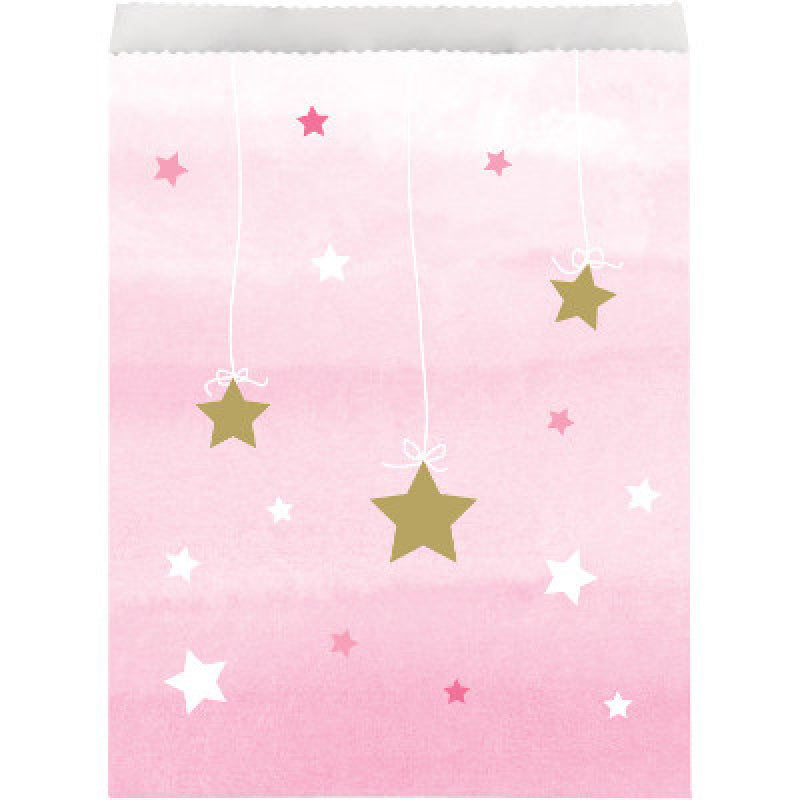 One Little Star Girl Birthday Treat Bags