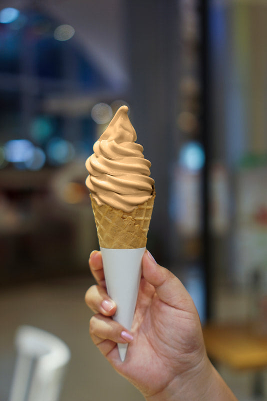 ﻿Sea-Salt Caramel Soft Serve