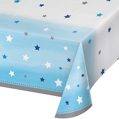 One Little Star Boy Birthday Tablecover