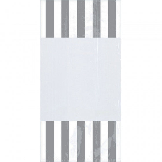 Stripe Cello Bag - Silver