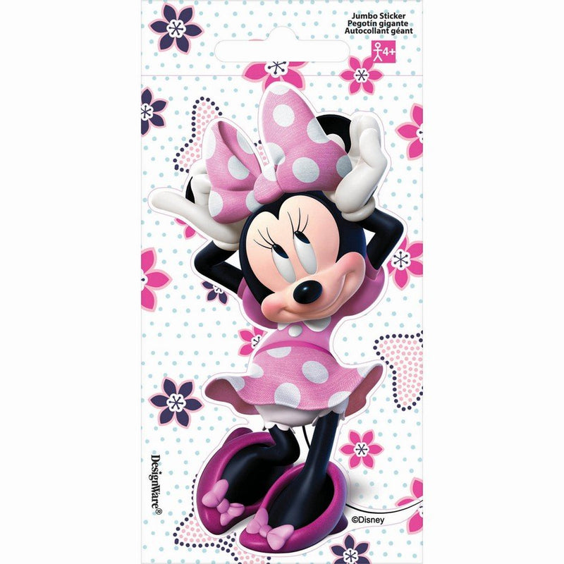 Stickers Jumbo Favor Minnie Mouse