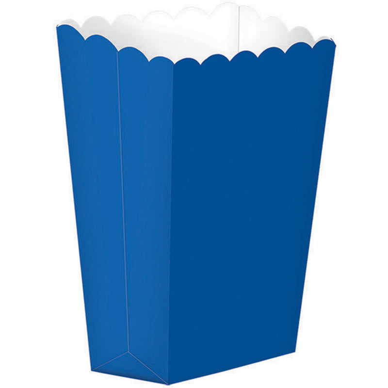 Popcorn Favor Boxes Small Bright Royal Blue