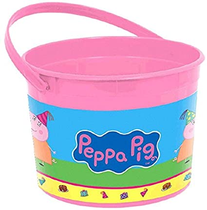 Peppa Pig Favor Container - Plastic