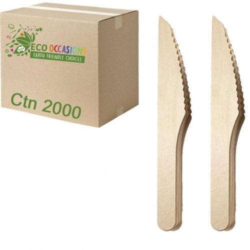 Wooden Knives 165mm P25