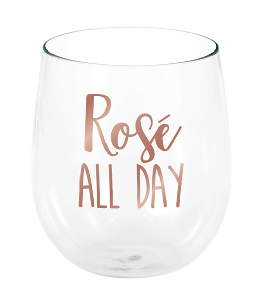 Rose All Day Stemless Wine Glass Rose ALL DAY 414ml
