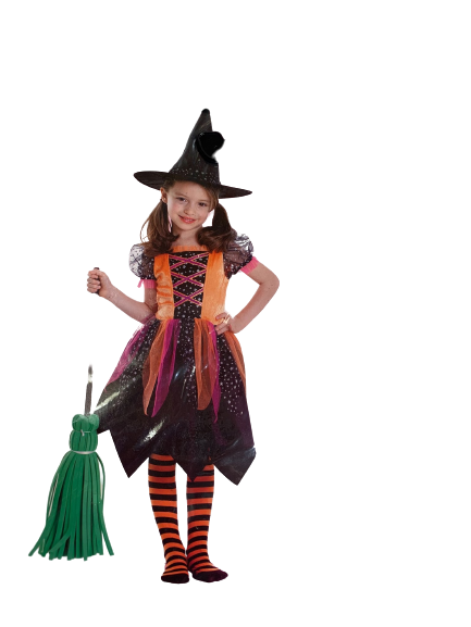 Deluxe Witch Kid Custome 3-5 years old