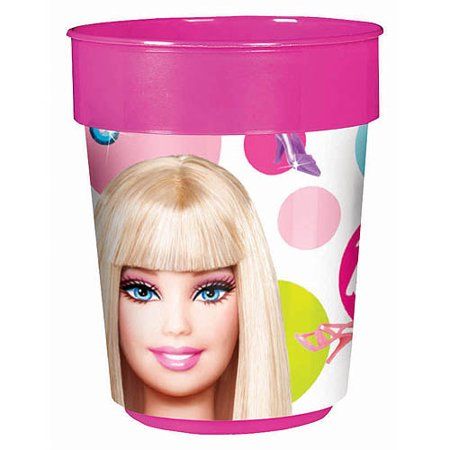 Barbie All Doll'd Up Plastic Favor Container