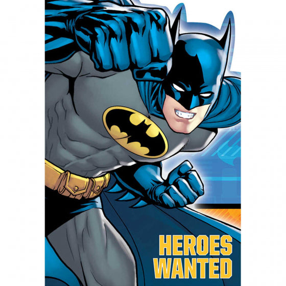 BATMAN POSTCARD INVITATIONS