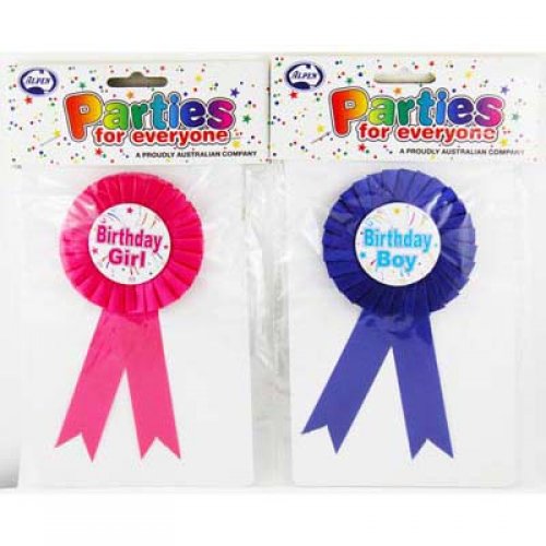 Birthday Badge Asstd Boy & Girl