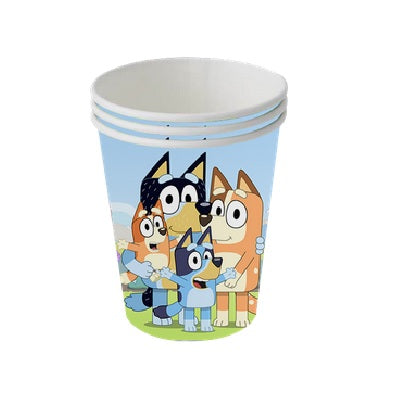 Bluey Birthday Party Paper Cups, 9 oz, 10 Count