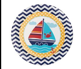 Ahoy Matey Dinner Plates Birthday Party