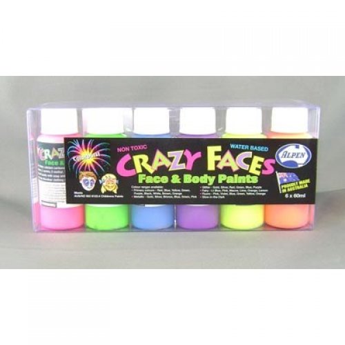 Fluro Asstd Face Paint60ml