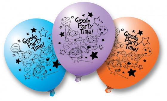 GIGGLE AND HOOT balloons