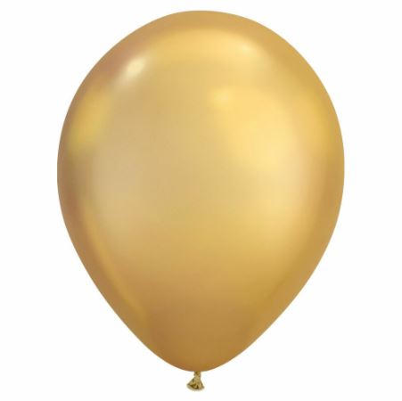 Large Metallic Chrome Gold Balloon
