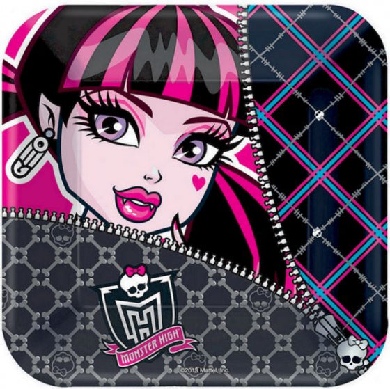 Monster High Square Plates