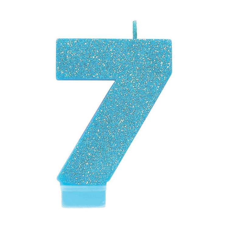 No. 7 Blue Glitter