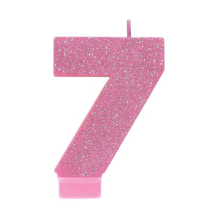 No. 7 Pink Glitter
