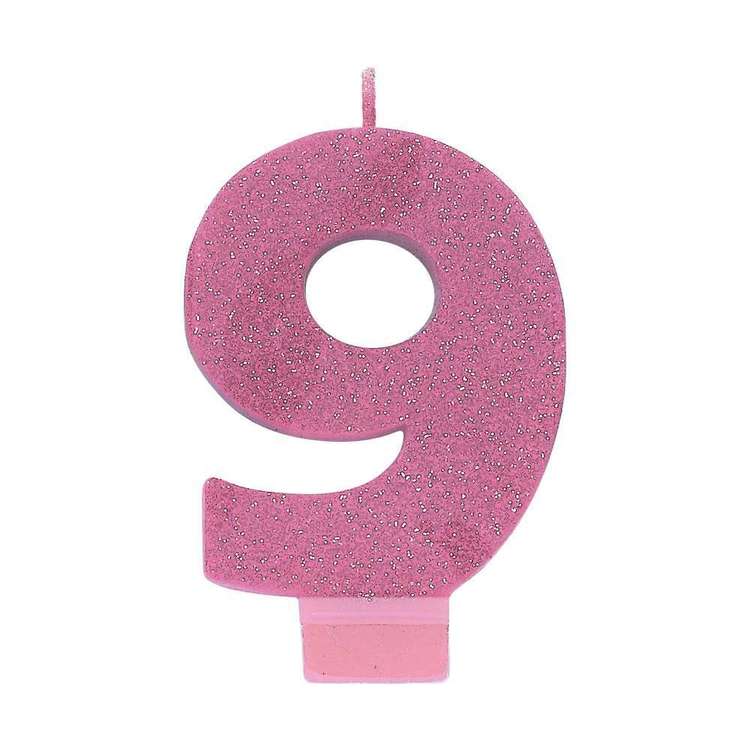 No. 9 Pink Glitter