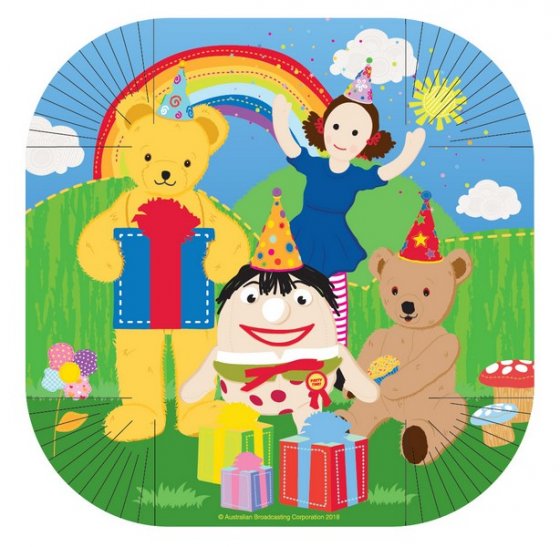 PLAY SCHOOL 17CM SQUARE PLATES