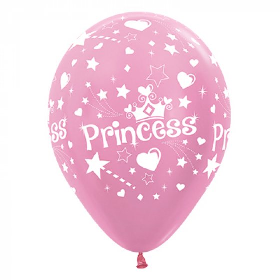 Disney Princess Pearl Pink Latex Balloons