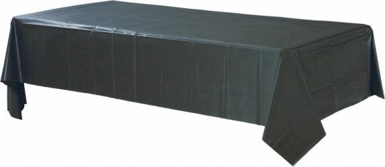 RECTANGULAR TABLECOVER-JET BLACK