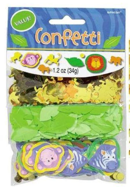Jungle Animals Confetti 1.2oz-34g