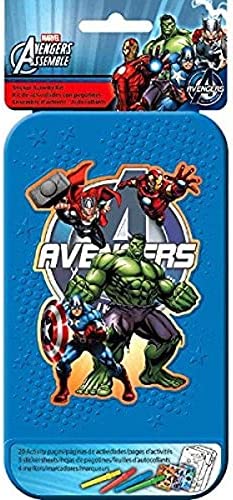 Avengers Marvel Heroes Party Favor Sticker Activity Kit Stickers, Markers