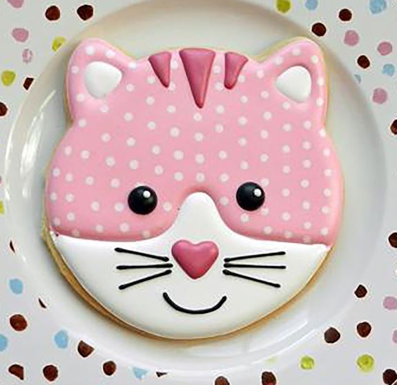 Cat Face Premium Tin Cookie Cutter