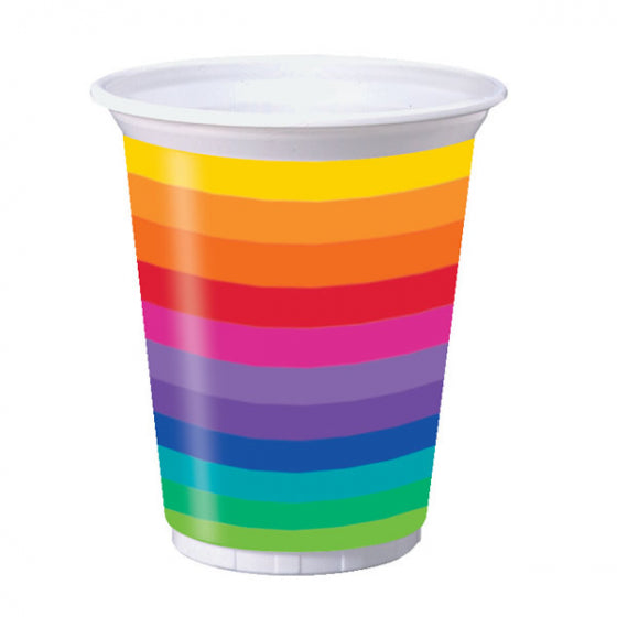 Rainbow Birthday Cups (473ml)