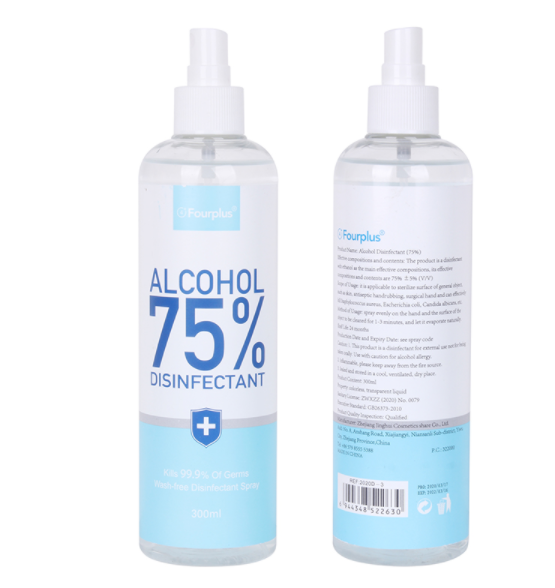 300ml 75% Alcohol Surface & Skin Sanitiser