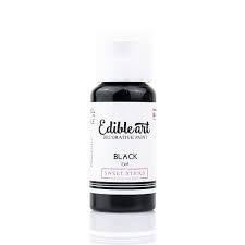 Black Edible Art Paint 15ml