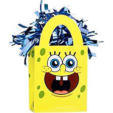 Balloon Weight Tote Spongebob Squarepants Birthday Party