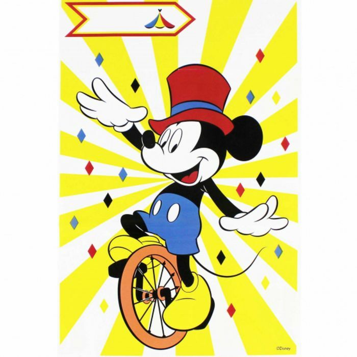 Mickey Mouse Vintage Carnival Lolly-Treat Bags (Pack Of 8)