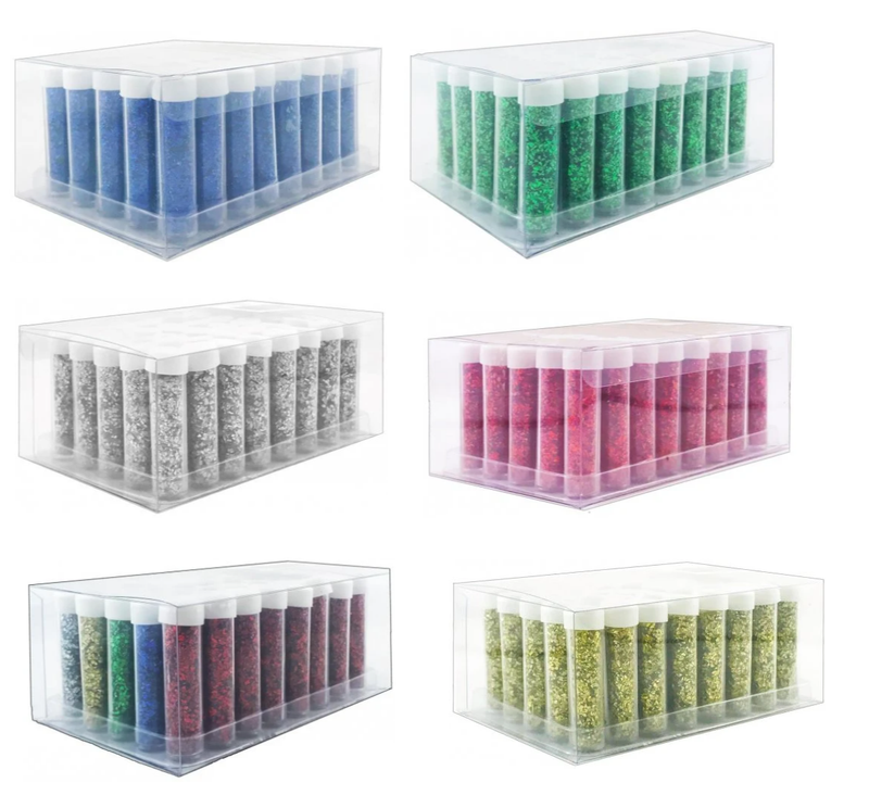 Glitter Assorted Colours Box Of 40