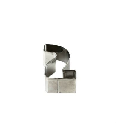 Number 2 MINI Stainless Steel Cookie Cutter