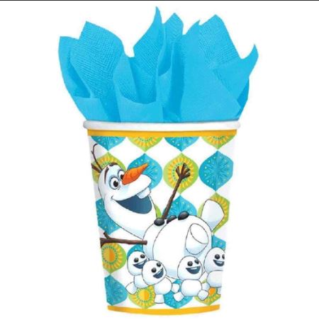 Frozen Fever Birthday Paper Cups