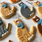 Cat with Tail Premium Tin Cookie Cutter
