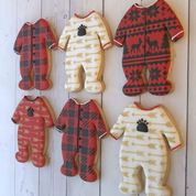 Baby Footie Pajamas Premium Tin Cookie Cutter