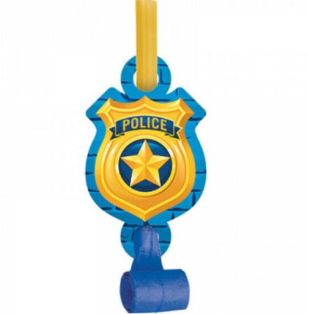 Police Party Blowouts with Medallions
