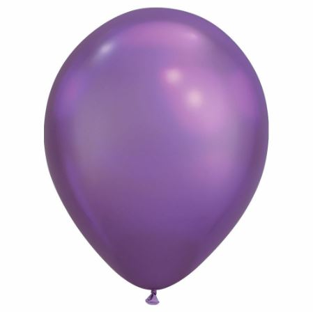 Large Metallic Chrome Puple Balloon