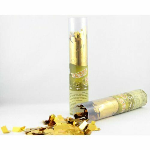 Wedding - Birthday - NYE Twist Poppers Gold