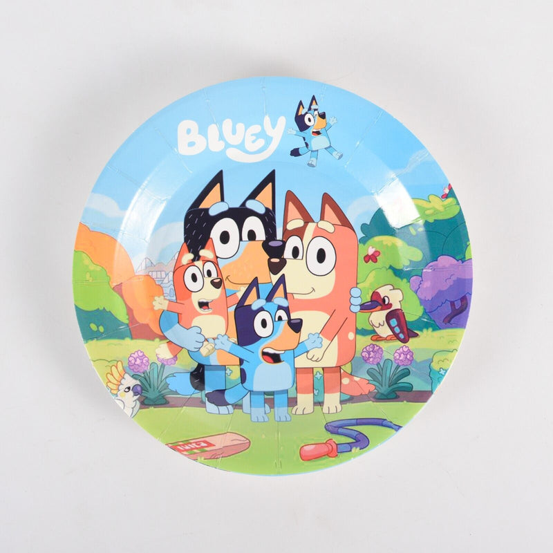 Bluey paper plates small
