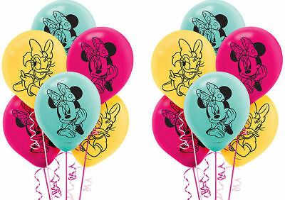 Minnie Mouse Latex Balloon PK6 Birthday Party Supplies